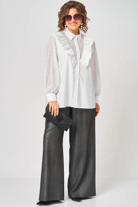 блузка белая,белая блуза,блуза eva grant,нарядная блуза,блуза женская