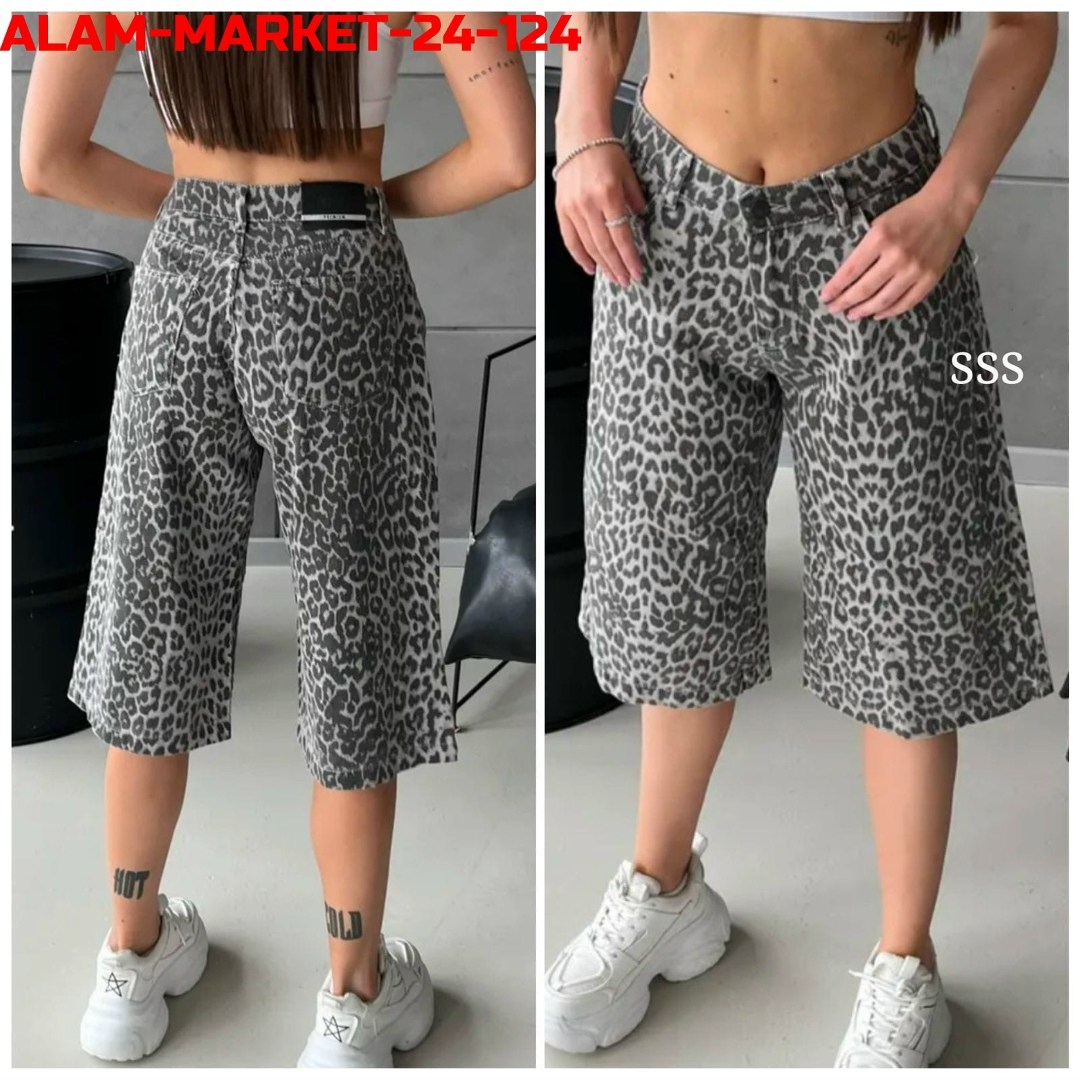 женские шорты,шорты бермуды,леопардовые шорты,шорты бермуды джинсовые леопардовые широкие y2k,женские джинсовые шорты с леопардовым принтом