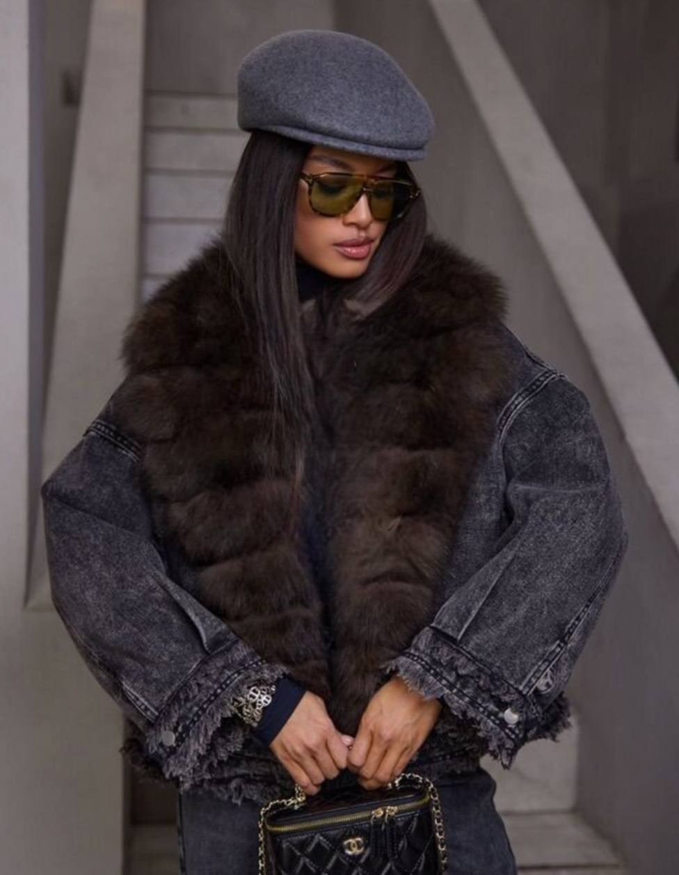 меховые изделия,джинсовая куртка с мехом,куртка с мехом песца,меховая куртка,куртка с песцом