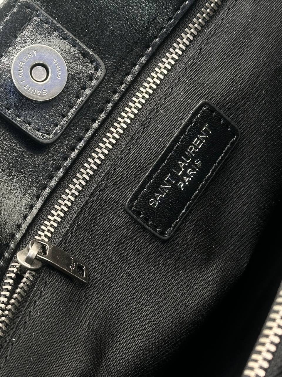 сумка yves saint laurent,женская чёрная сумка yves saint laurent 39x23 см,сумка saint laurent из натуральной гладкой кожи,сумка женская ysl,сумка ysl