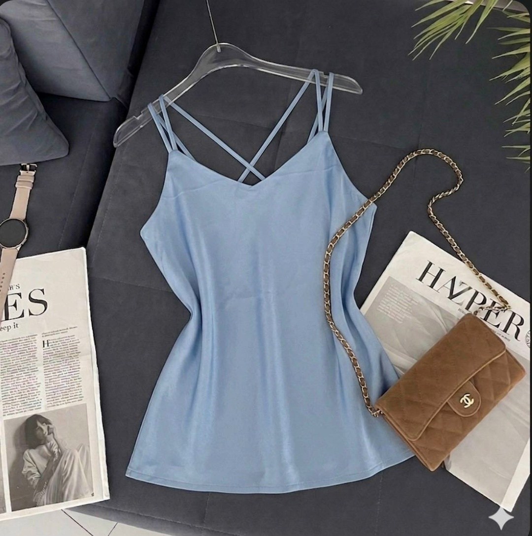 шелковый топ,коричневый топ,топ женский,женская майка,майка на бретельках