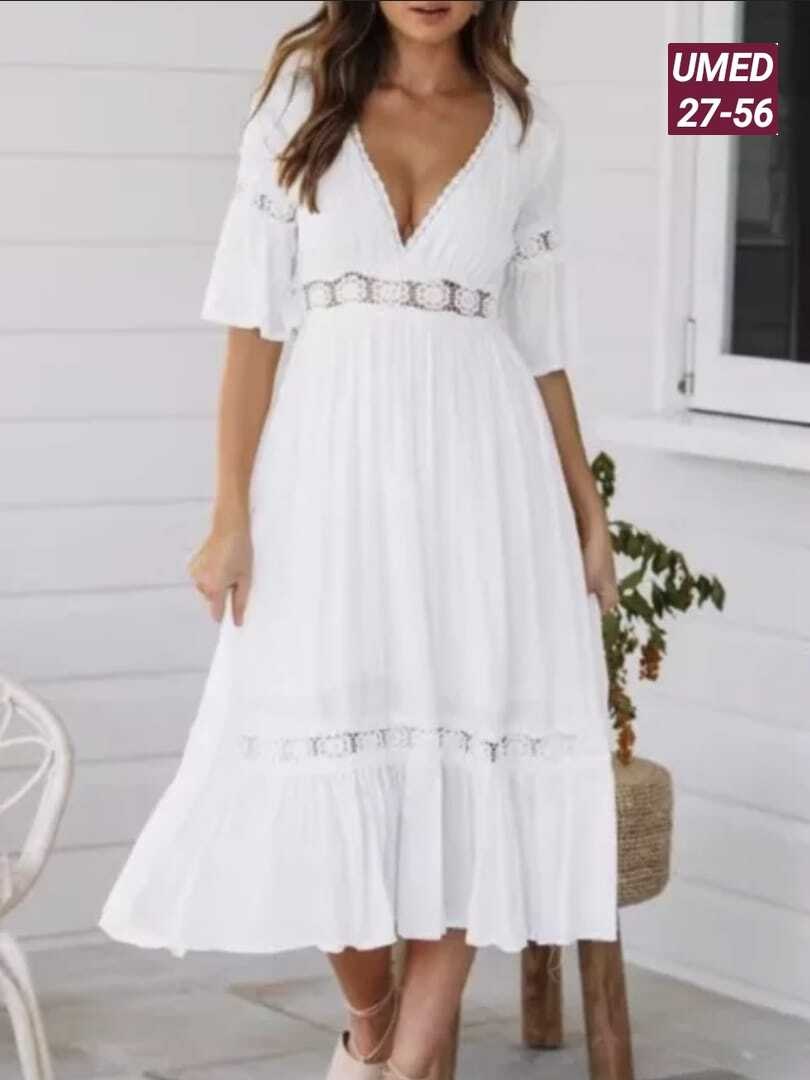 платье летнее белое,белое платье миди,женские длинные платья,кружевное платье,женские платья летние