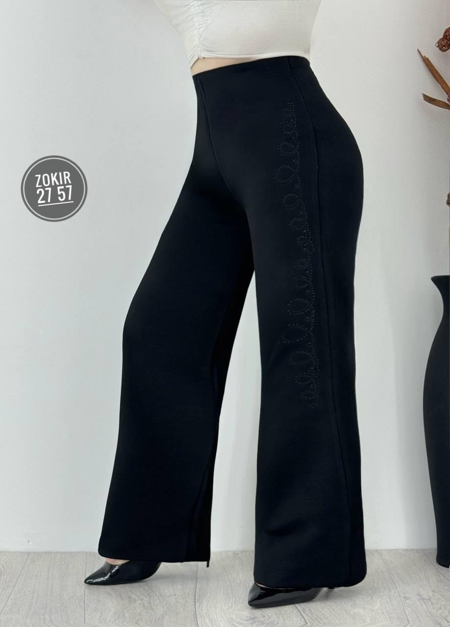 брюки женские,брюки джинсы,джинсы палаццо с разрезами по бокам,брюки женские на флисе,брюки палаццо