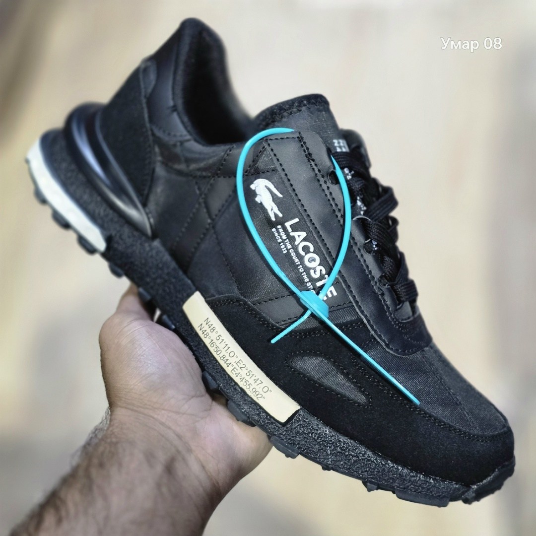 кроссовки мужские lacoste,кроссовки lacoste,кроссовки lacoste elite active,,кроссовки мужские lacoste men's elite active textile black