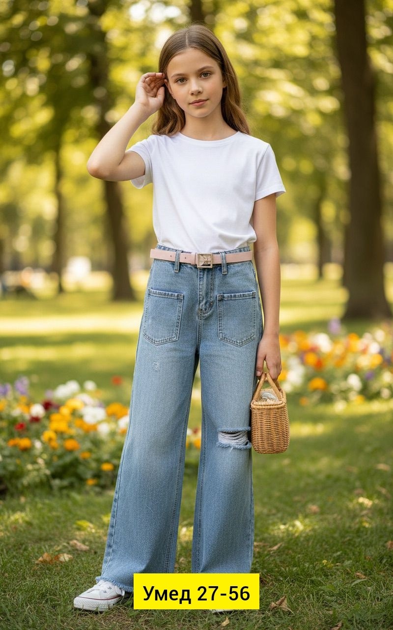 джинсы для девочек,джинсы широкие,брюки джинсы,джинсы палаццо для девочек,джинсы для девушек