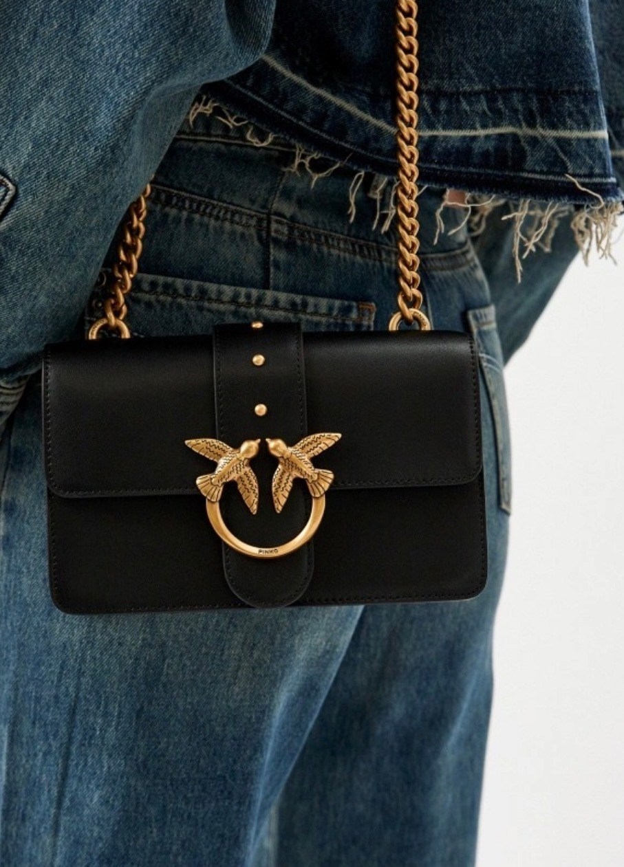 сумки pinko,сумка pinko черный,сумка pinko оригинал,женская сумка pinko,кожаная сумка кросс-боди love mini pinko