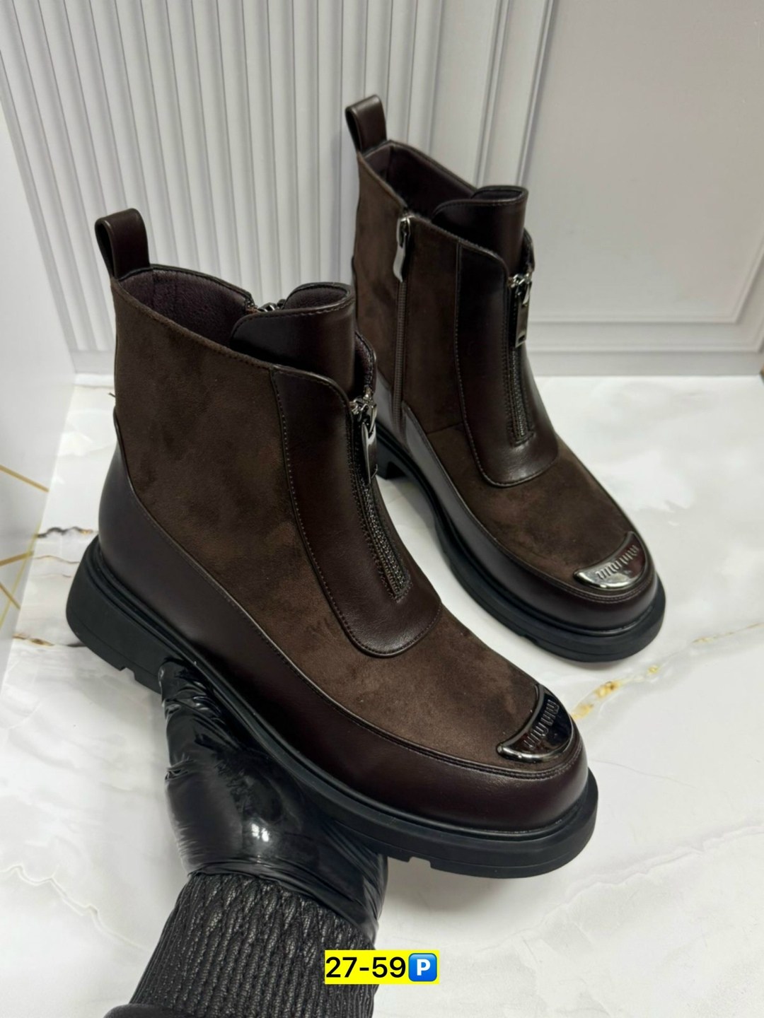 женские полусапоги bugatti коричневые,,женские ботинки, женская,ботинки