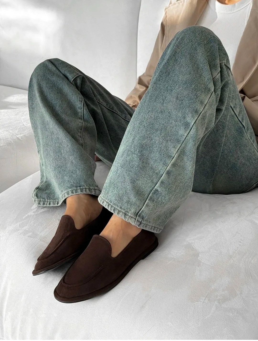 лоферы замшевые,туфли лоферы замшевые на плоской подошве,туфли лоферы premium качества натуральная замша,лоферы замшевые женские,