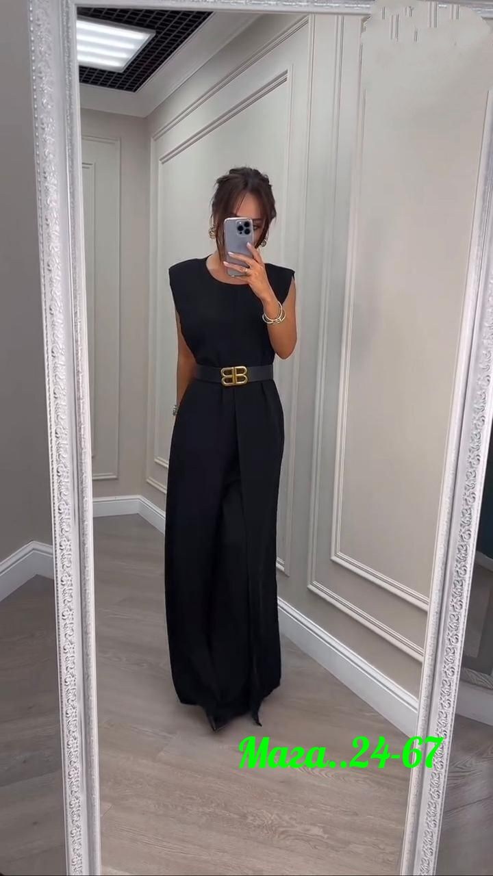 комбинезон женский 48899,элегантные комбинезоны,женский костюм комбенизон на запах,женские комбинезоны,шикарный комбинезон