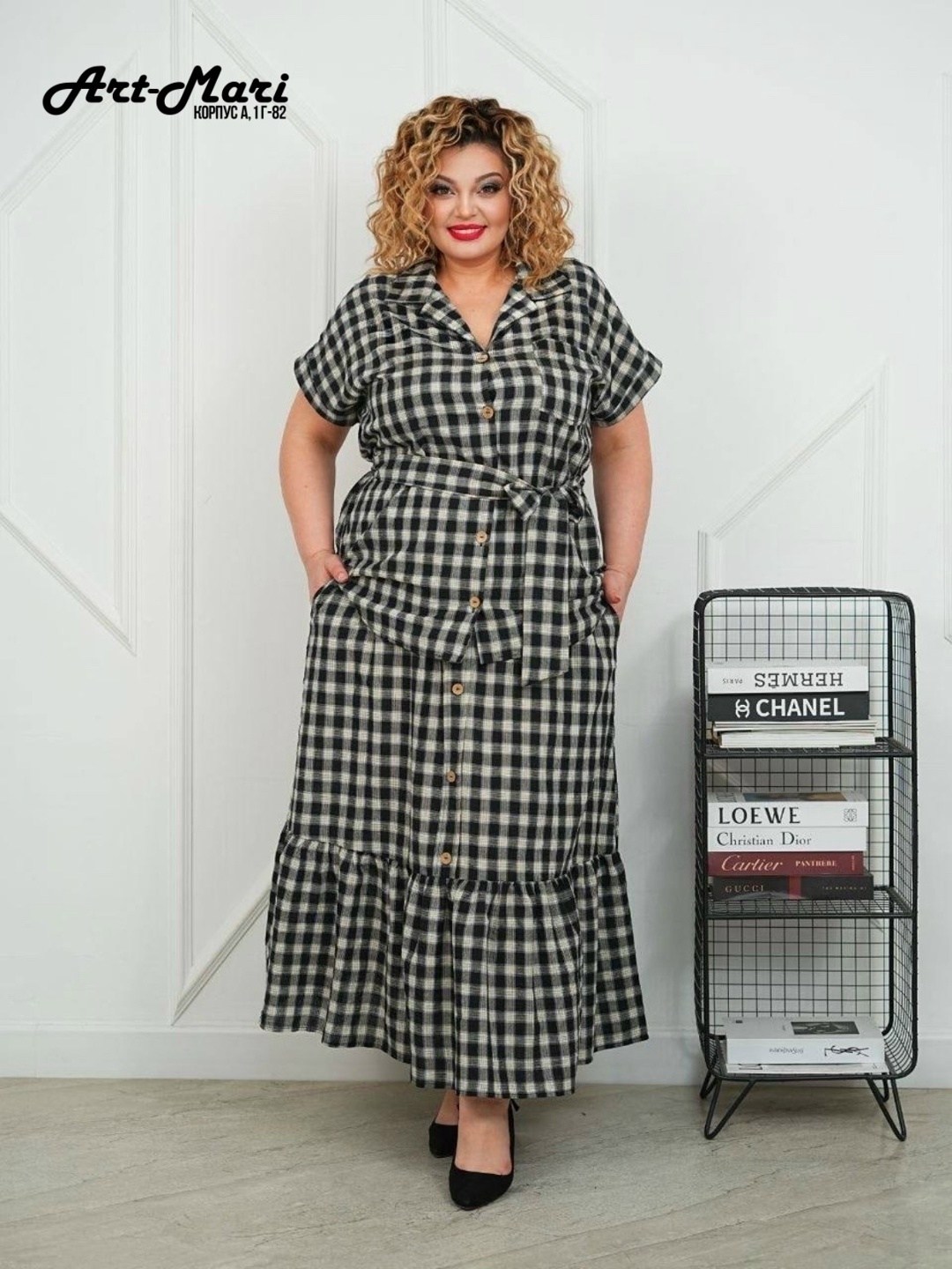 платья в клетку,платья для полных,женское платье в клетку,платье в клетку большие размеры,модное платье