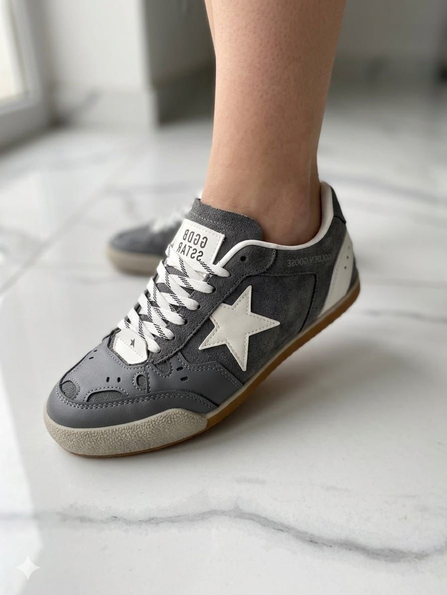 ,кроссовки golden goose,кеды golden goose,кроссовки golden goose super-star коричневый,golden goose кеды super-star classic коричневый