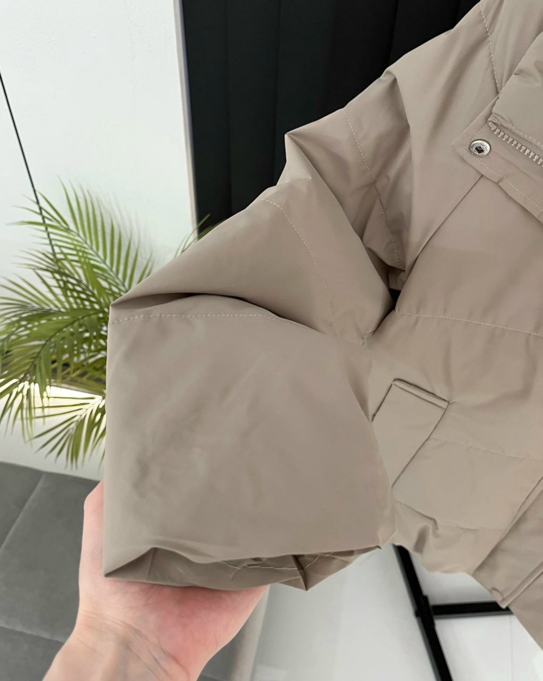 куртка женская бежевая,демисезонная куртка с капюшоном kate&tori,куртка женская демисезонная,женская куртка,куртка