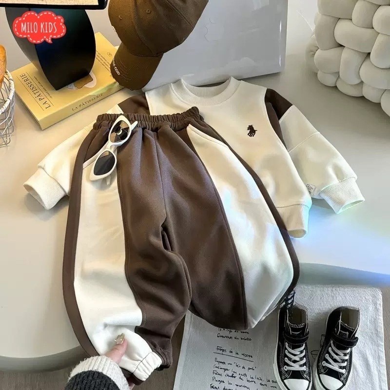 комплект одежды moocie,костюм детский теплый,cпортивный костюм для мальчика,детский спортивный костюм на флисе,стильный детский костюм