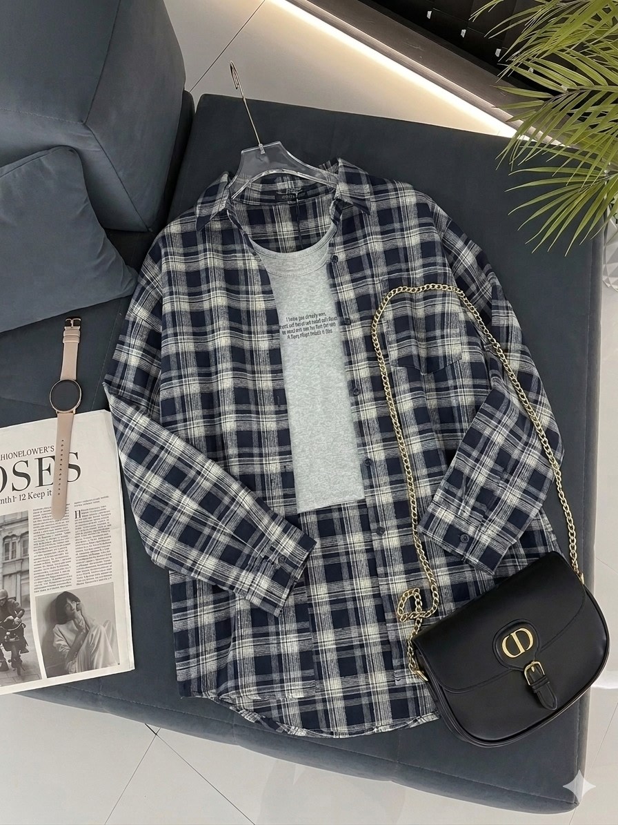 рубашка женская в клетку,рубашка женская в клетку оверсайз,рубашка в клетку женская теплая оверсайз без кармана,клетчатая рубашка,рубашка оверсайз клетка