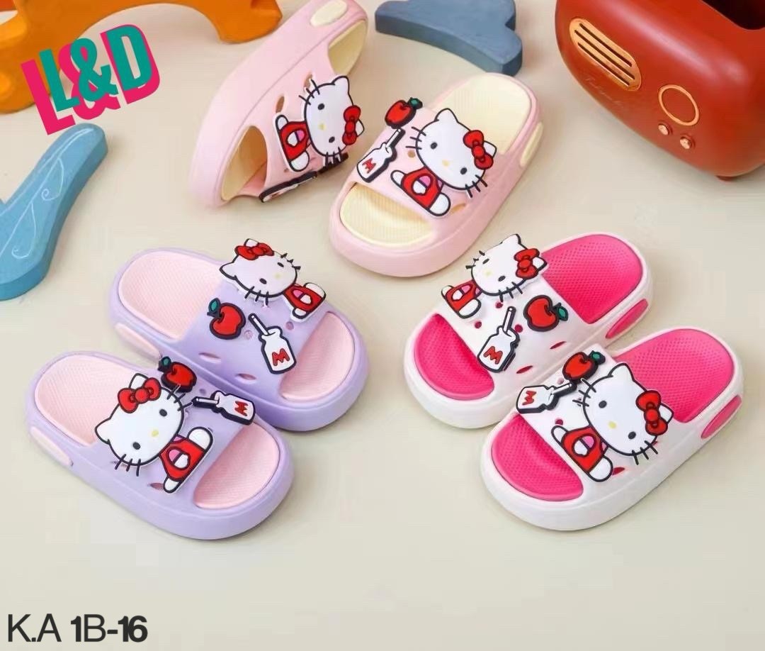 тапочки китти,тапочки sanrio, детская,тапочки для девочек,летние тапочки