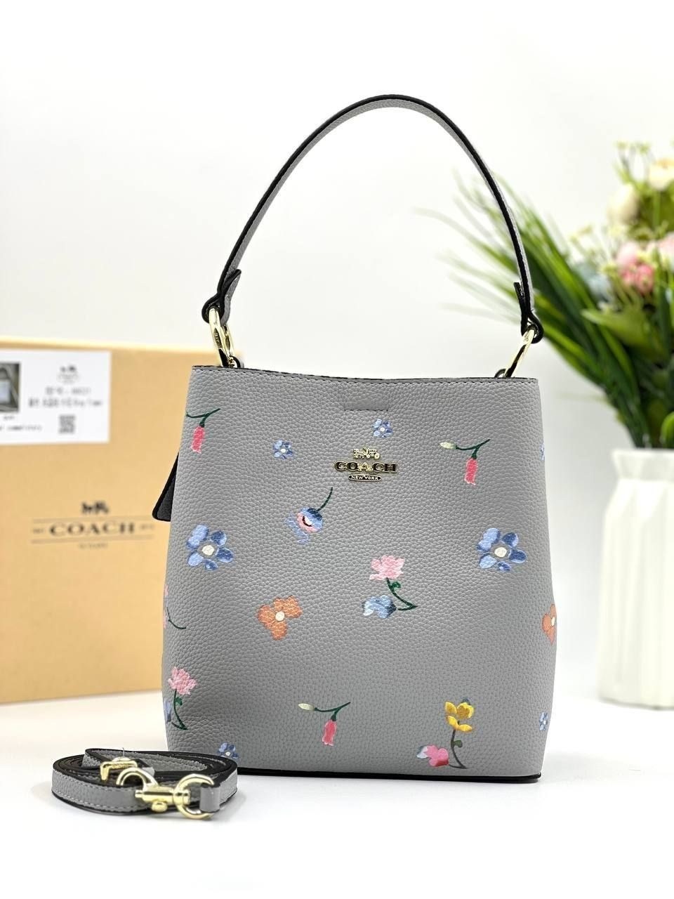 coach сумка женская,женская сумка,сумка,сумка летняя,сумка серая