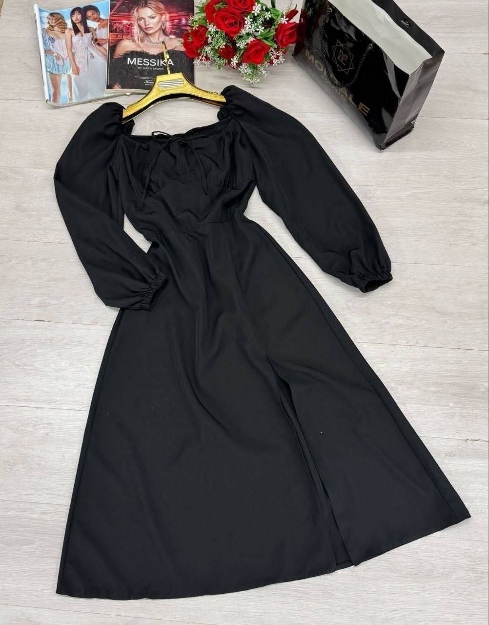 голубое платье,длинное платье,длинное платье женское,платье длинные рукава,платье 👗