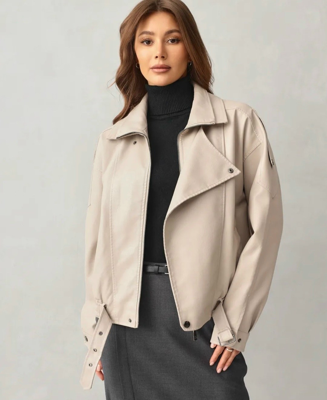 косуха кожаная куртка оверсайз queen sophie,косуха куртка кожаная оверсайз m.story,косуха куртка кожаная оверсайз m.story цвет бежевый,косуха женская куртка кожаная оверсайз,куртка косуха