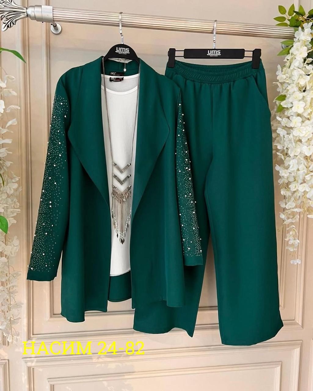 костюм тройка женский,женские костюмы,брючный костюм из прошвы,костюм голубой,брючный костюм