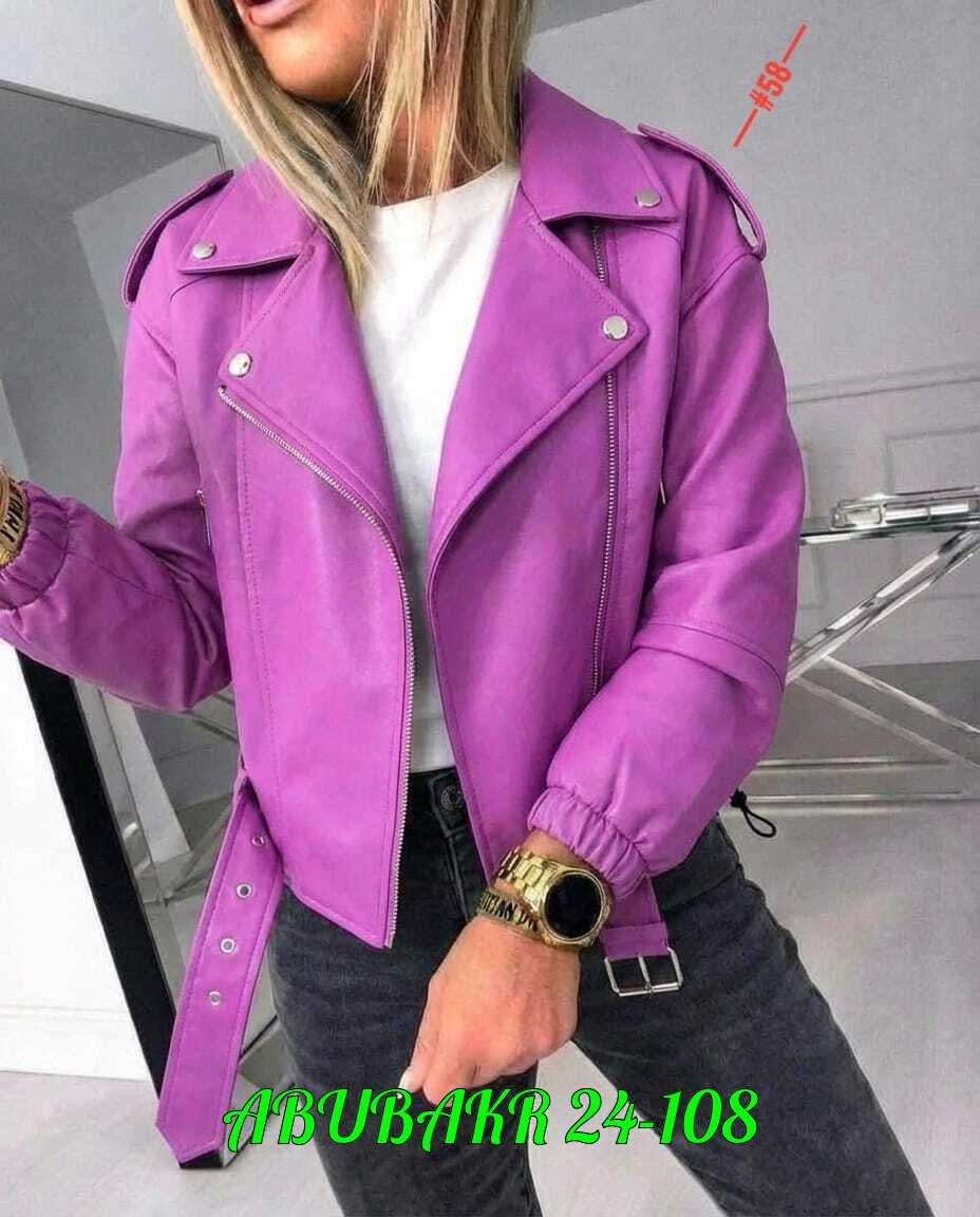кожаная куртка женская,фиолетовая кожаная куртка,косуха женская,фиолетовая женская кожаная куртка,куртка косуха