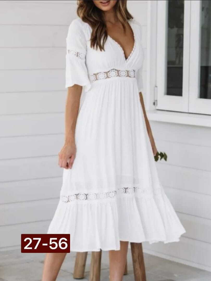 платье летнее белое,белое платье миди,женские длинные платья,женские платья летние,кружевное платье