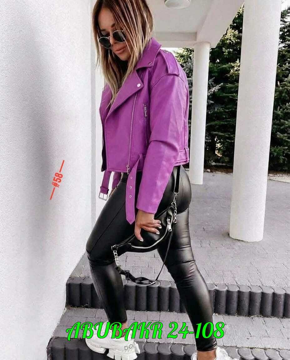 кожаная куртка женская,фиолетовая кожаная куртка,косуха женская,фиолетовая женская кожаная куртка,куртка косуха