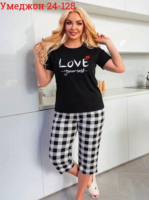 женская пижама больших размеров,пижама с бриджами женская,уютная пижама,пижама женская,пижама женская с бриджами хлопок домашний костюм