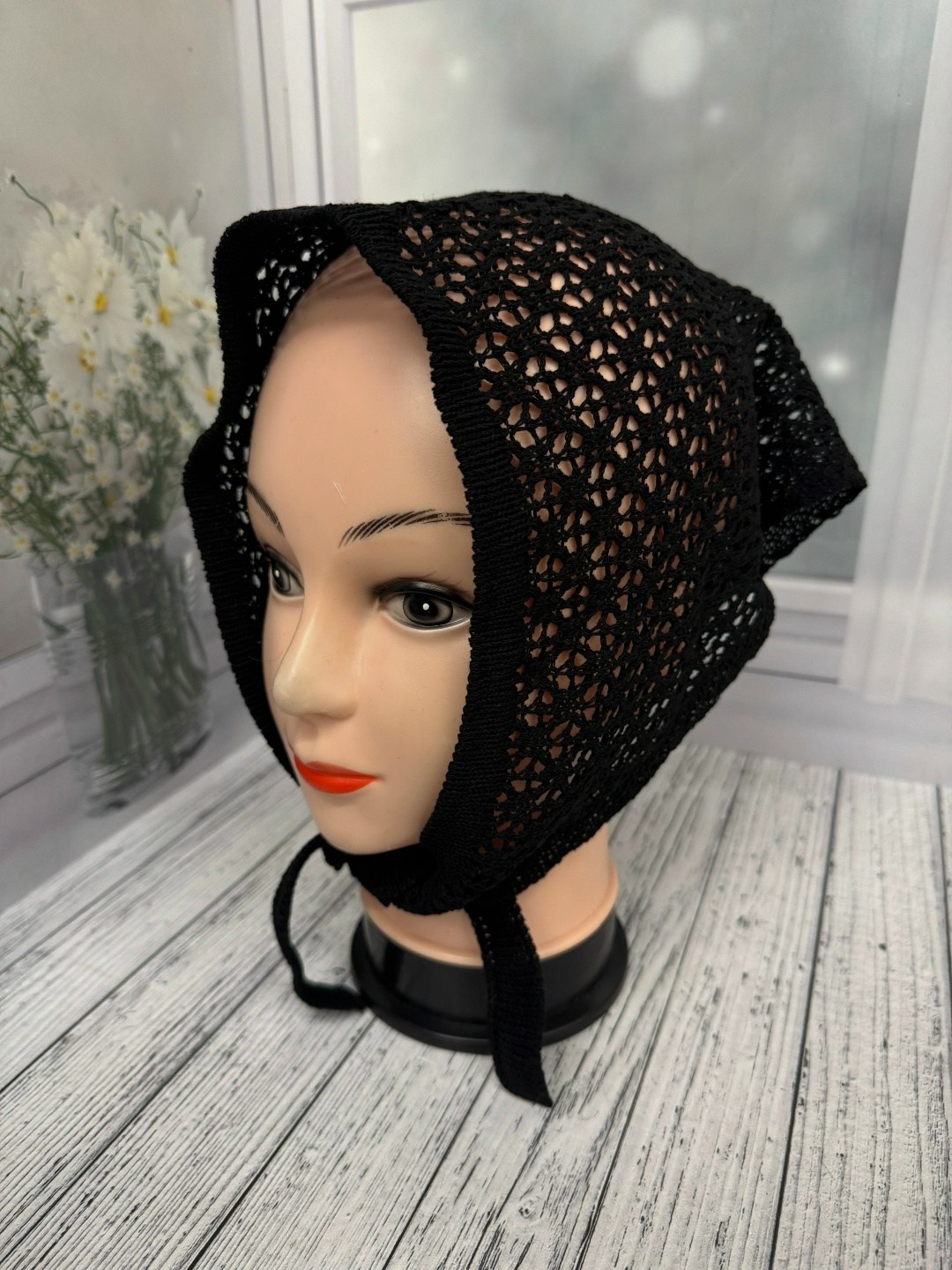 шапка для женщин,вязаная косынка,ажурная косынка,косынка вязаная крючком,шапка платок