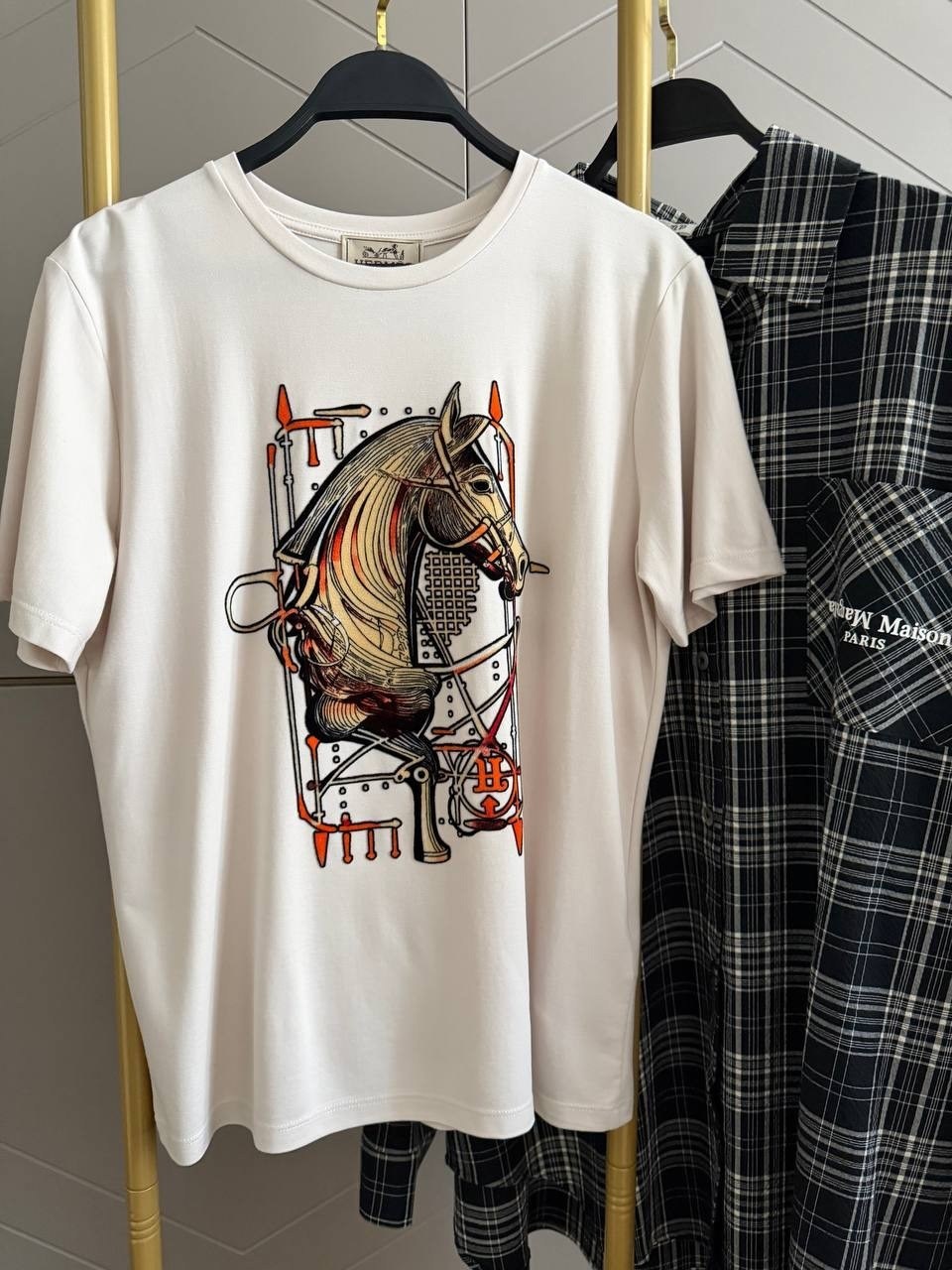 футболка,футболка барбери,футболки мужские белые,hermes футболка,футболка burberry