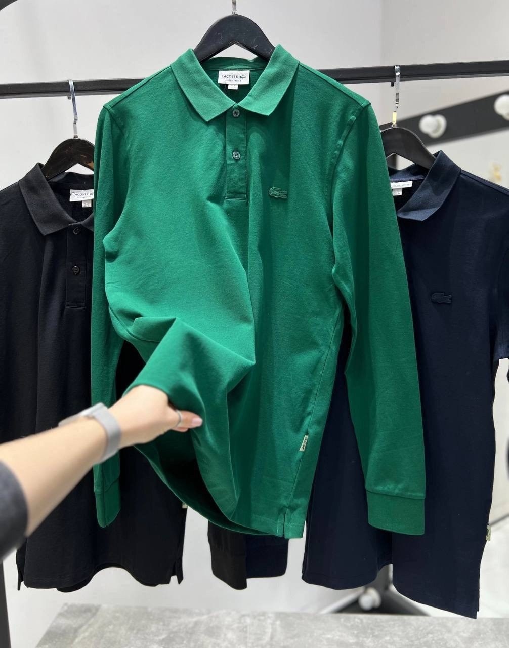 polo lacoste,lacoste зеленый,lacoste поло,поло lacoste с длинным рукавом,поло с длинными рукавами