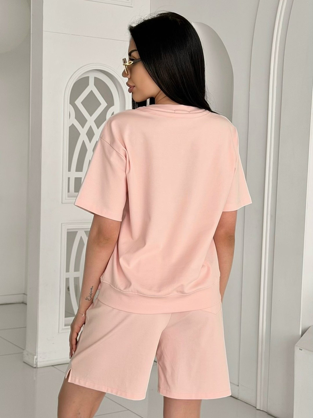 женский костюм с шортами,костюм летний женский с шортами,костюм женский,трикотажный костюм с шортами,костюм женский с шортами летний трикотажный