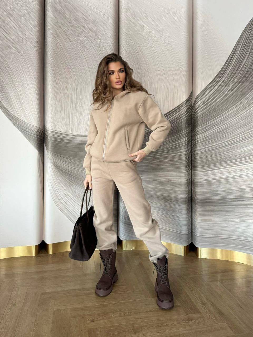 костюм на флисе,костюм женский тройка,костюм тройка на флисе,жилет двухсторонний,теплый костюм женский