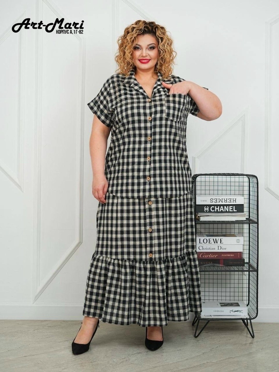 платья в клетку,платья для полных,женское платье в клетку,платье в клетку большие размеры,модное платье