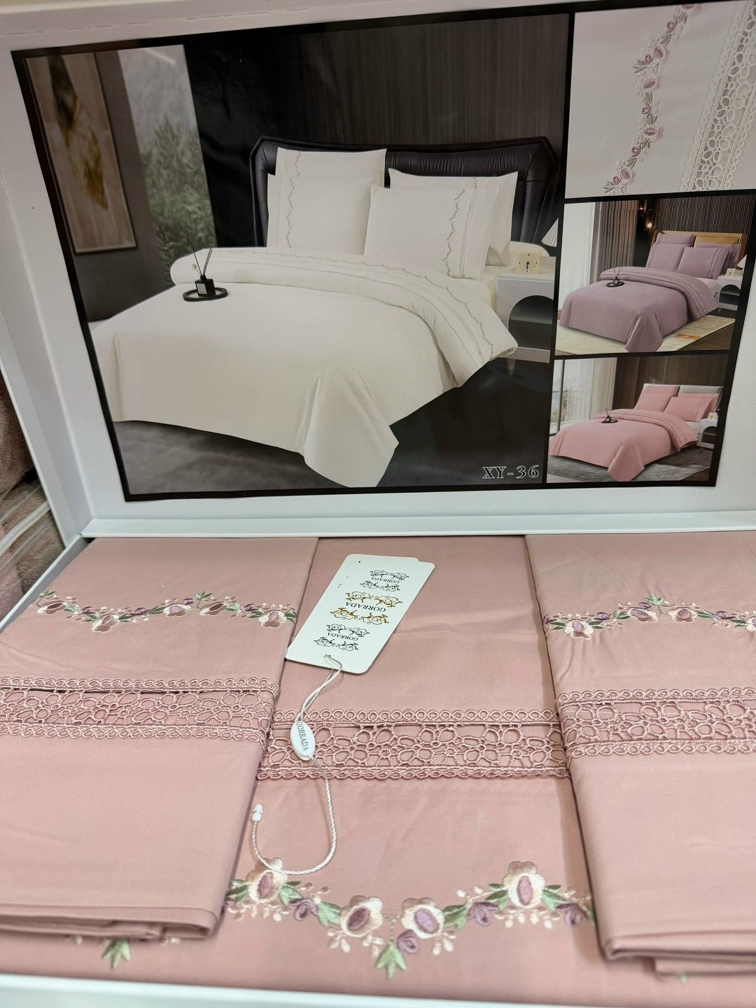 комплект постельного белья,постельное белье,gelin home розовое постельное белье,комплект постельного белья gelin home,постельное белье евро серия люкс