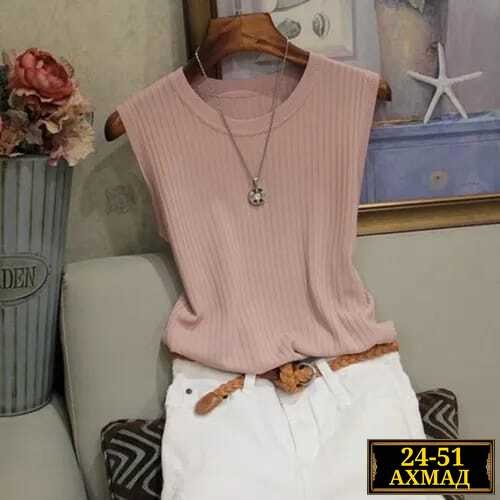 женский вязаный жилет,модные вязаные жилеты,блузка с круглым вырезом,топы модные,вязаная майка