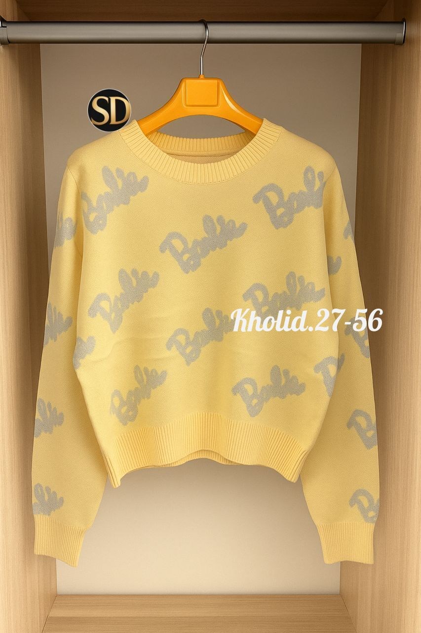 кофта женская,свитер женский,свитер оверсайз вязаный barbie lucky fashion,свитер кофта,свитер оверсайз вязаный barbie