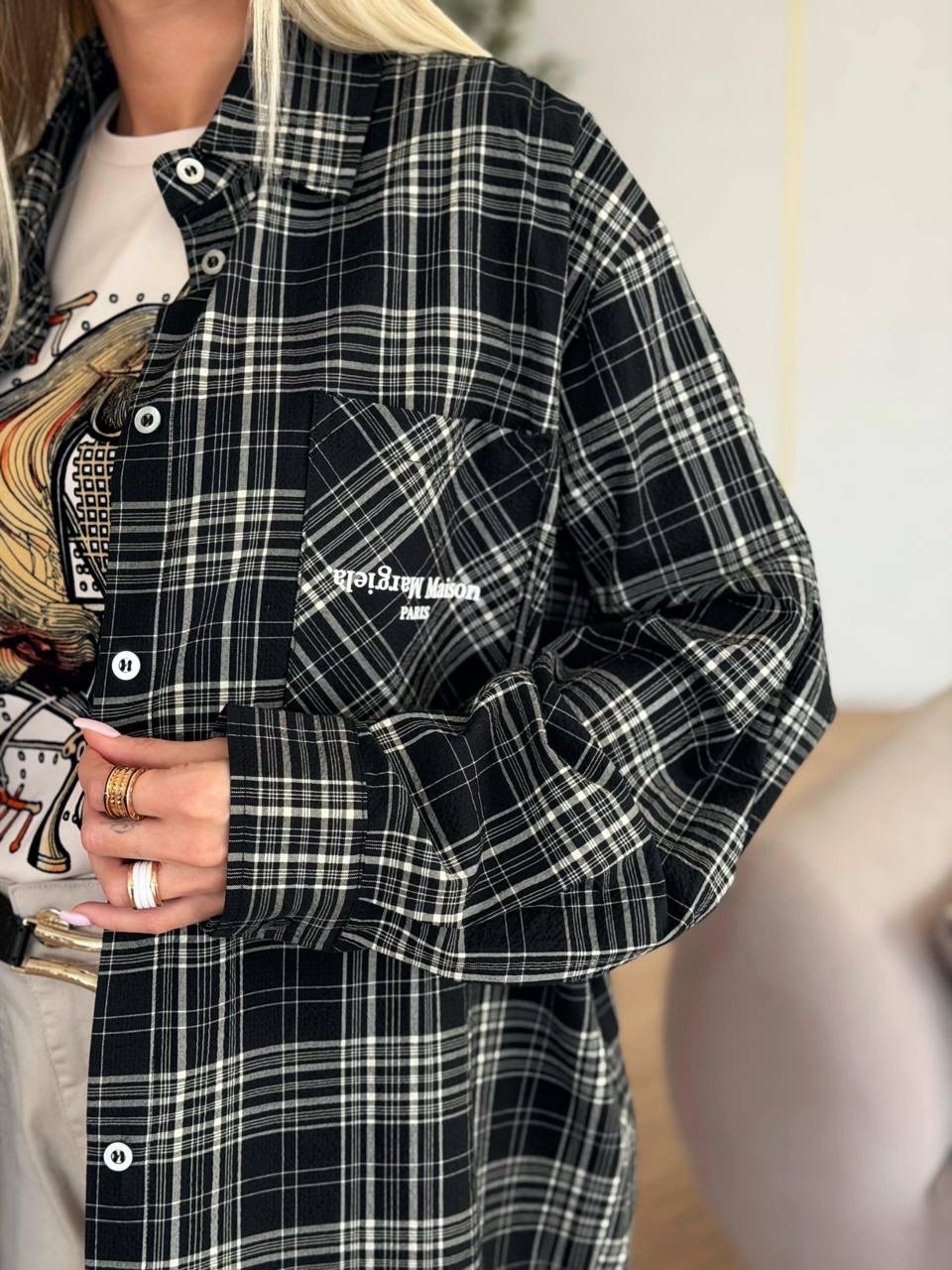 рубашка женская в клетку оверсайз,рубашка оверсайз в клетку,рубашка в клетку женская,рубашка в клетку оверсайз y2k thirteen brand,рубашка в клетку