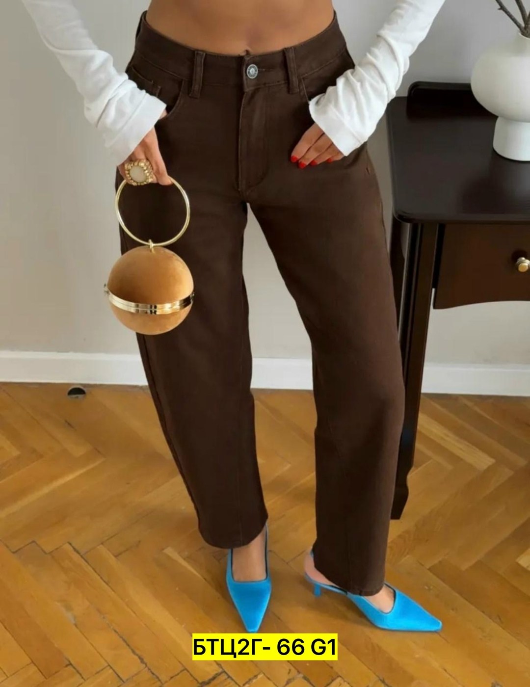 коричневые джинсы женские,джинсы свободного кроя,коричневые джинсы трубы женские,коричневые джинсы,джинсы багги широкие