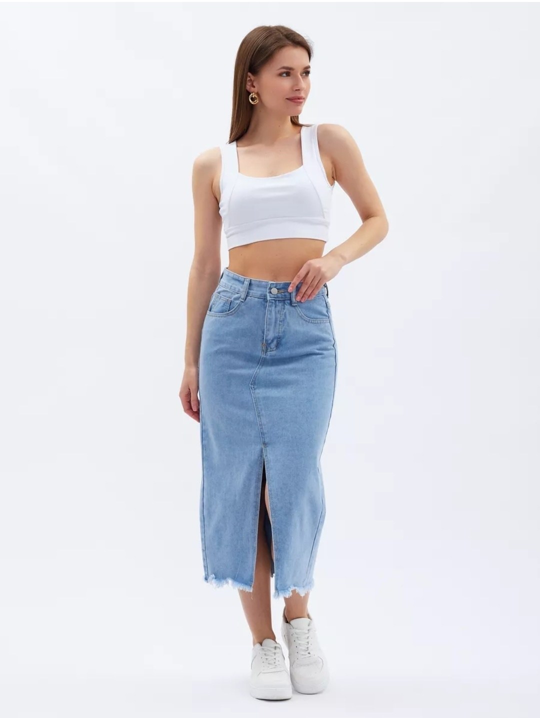 юбка миди джинсовая с разрезом спереди ниже колен,юбка джинсовая миди с разрезом,юбка джинсовая миди с разрезом спереди,джинсовая юбка с разрезом спереди,джинсовая юбка с разрезом