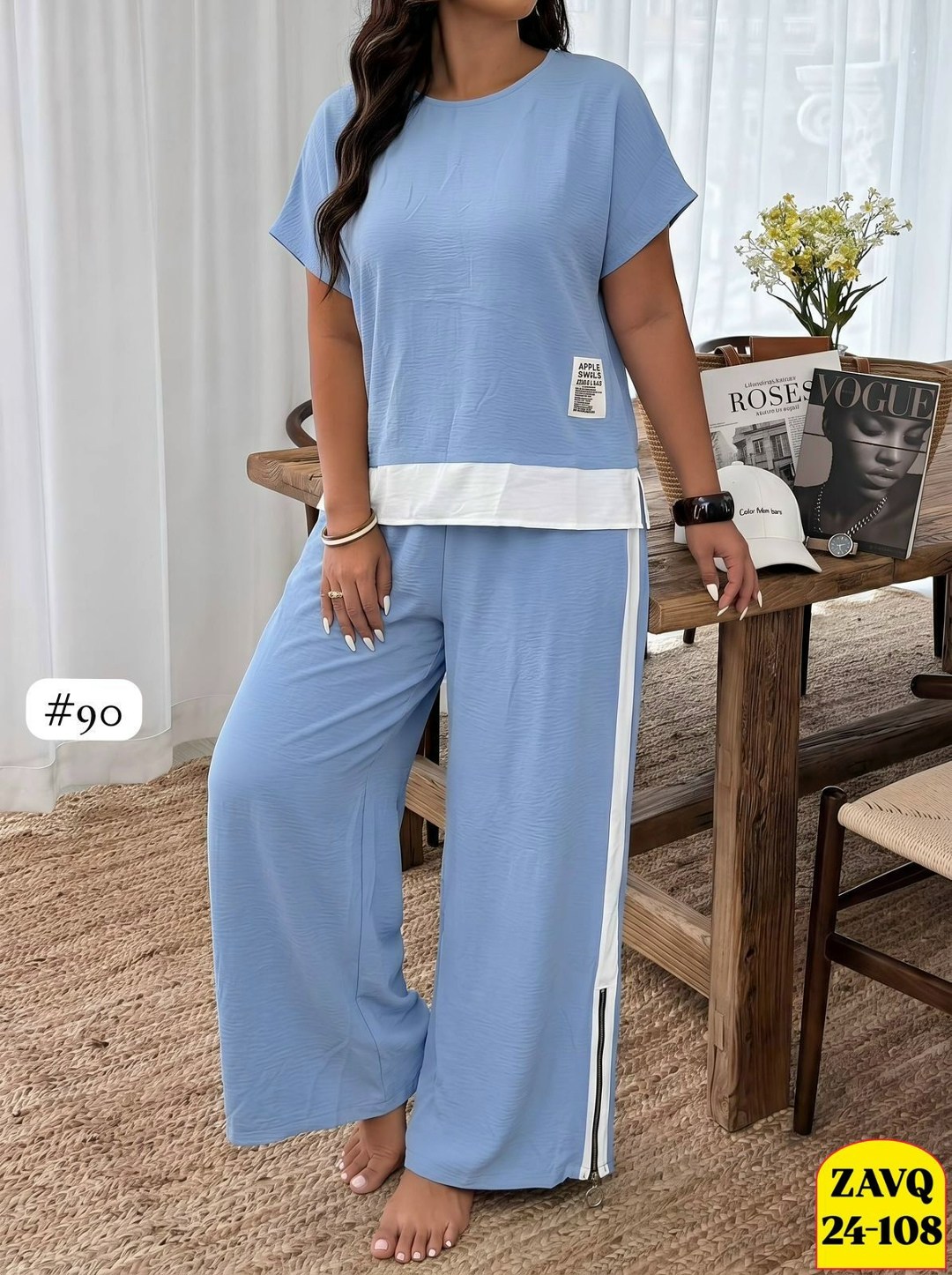 костюм женский,костюм с брюками,летние костюмы,комплект костюм,костюм голубой