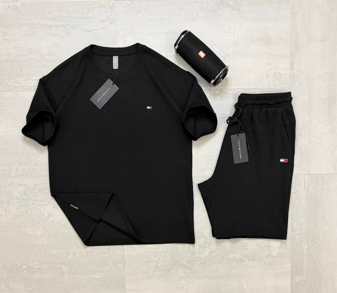 спортивный костюм томми хилфигер мужские,костюм спортивный мужской,летние костюмы,костюм шортами,мужские комплекты