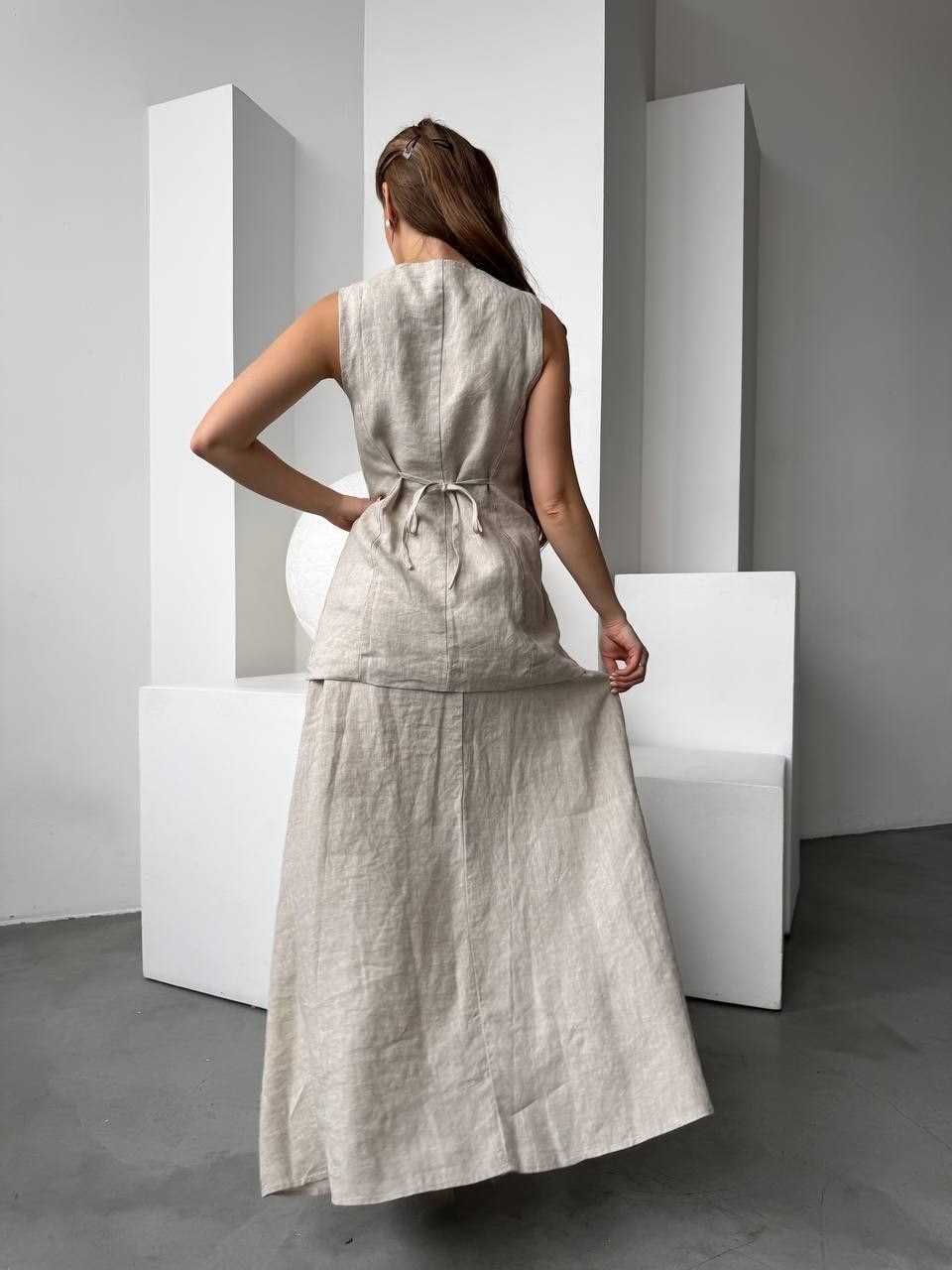 брюки изо льна,льняные брюки,льняной костюм женский,льняной брючный костюм,костюм льняной со штанами