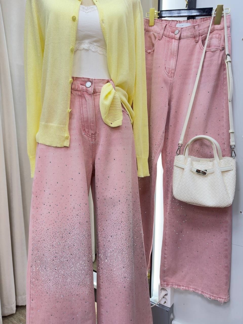 розовые джинсы,женские джинсы,широкие джинсы,стильные джинсы,штаны джинсы