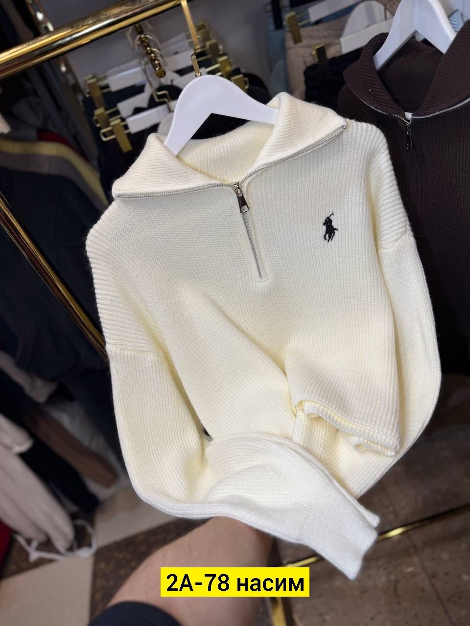 женский свитер,свитер,стильная кофта,свитер с горлом на молнии оверсайз kk fashion,свитер кашемир