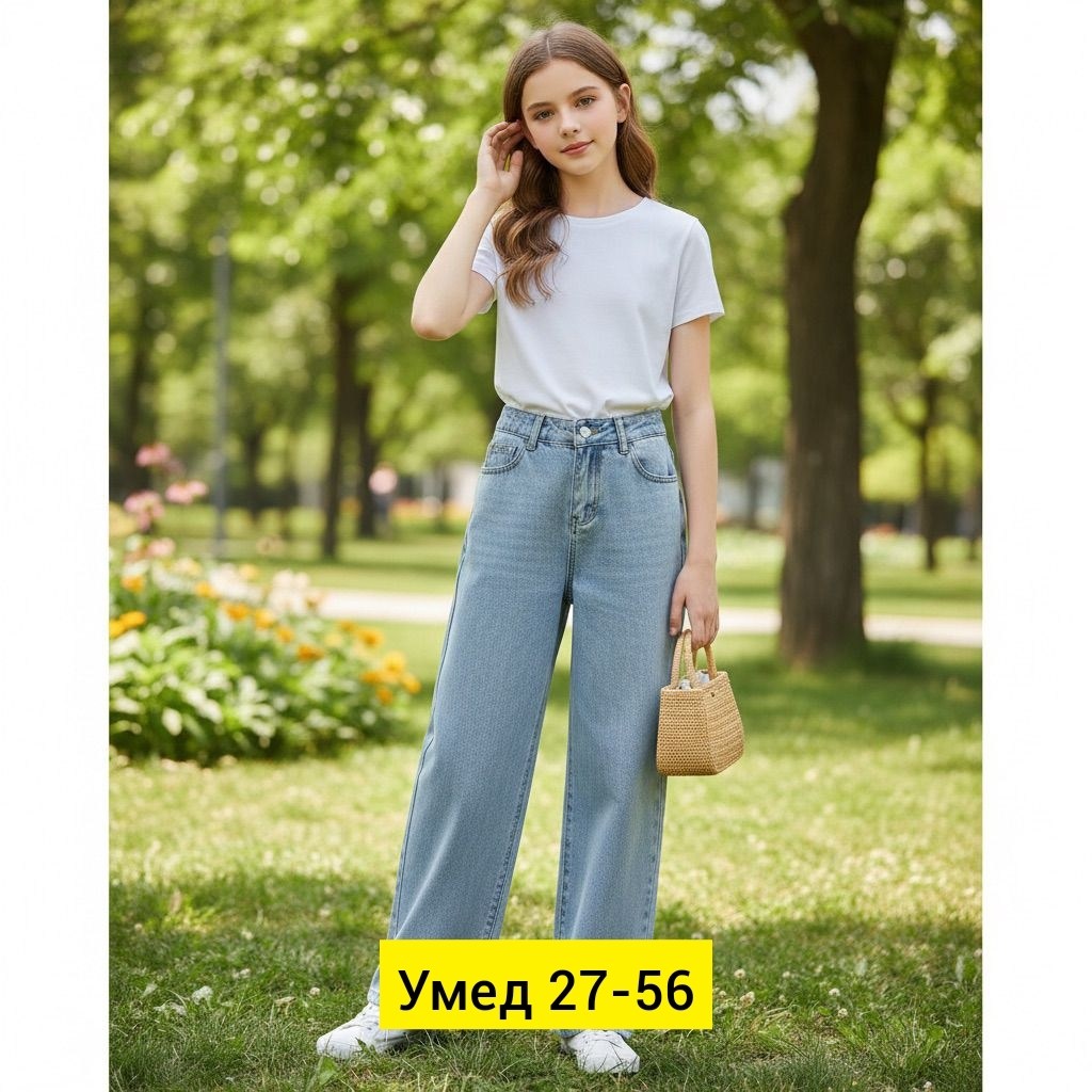 джинсы для девочек,джинсы широкие,брюки джинсы,джинсы палаццо для девочек,джинсы для девушек