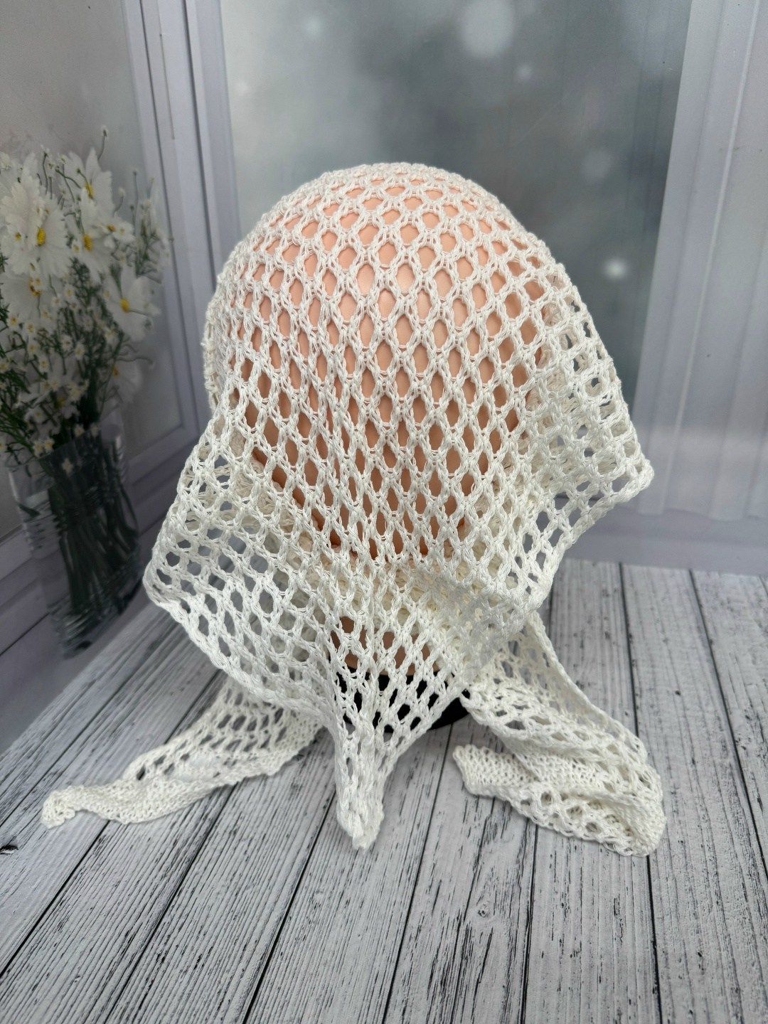 снуд ажурный,косынка вязаная,шапка платок,вязаный платок,косынка крючком