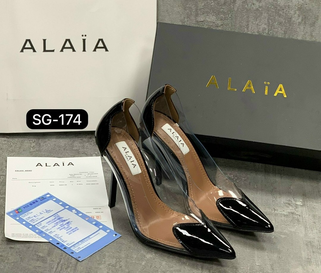 ,туфли alaia,женские туфли,босоножки alaia,прозрачные босоножки