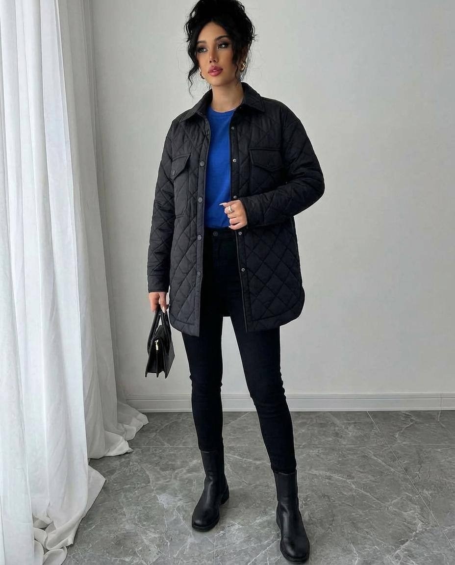 куртка женская демисезонная стеганная удлиненная,куртка стеганая,демисезонная куртка,куртка женская голубая,стеганое пальто рубашка