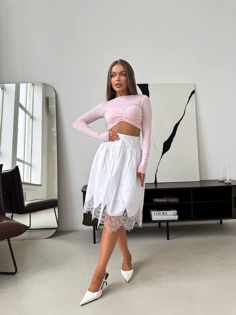 юбка с оборками,юбка белая,юбка,юбка кружевная,юбка с гипюром