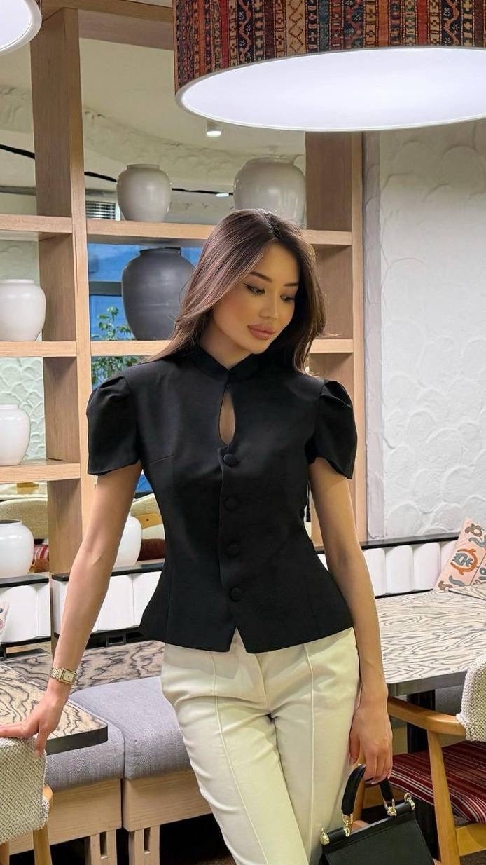 приталенная блуза,женская блузка,блузка женская белая,элегантное модное,брючный костюм